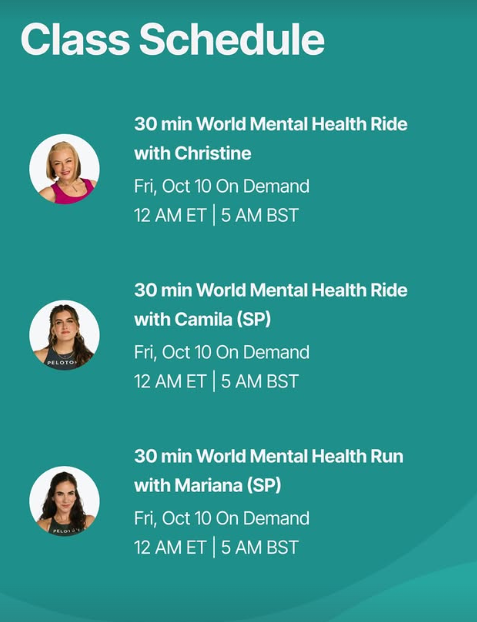 World Mental Health Day Classes