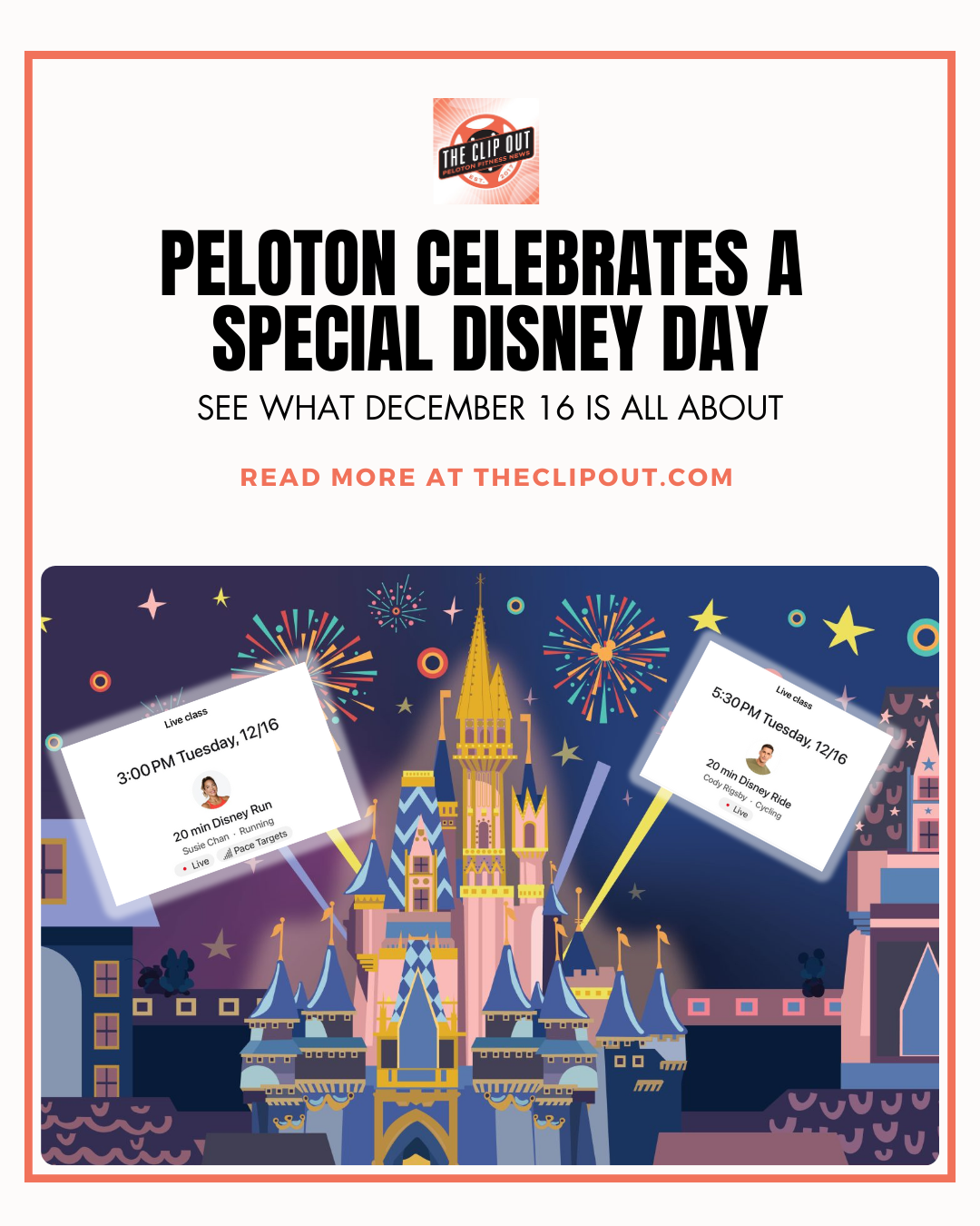 Disney Dec 16 Classes