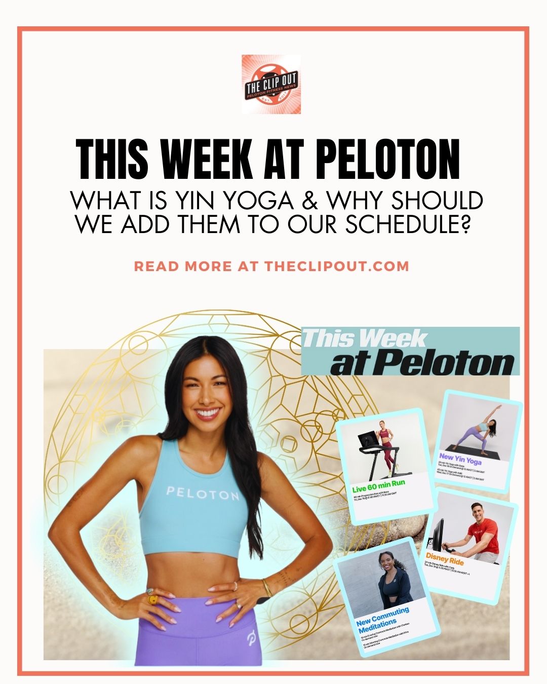 Yin Yoga Classes. This week at peloton. What is Yin Yoga and why should we take it? Read more at theclipout.com