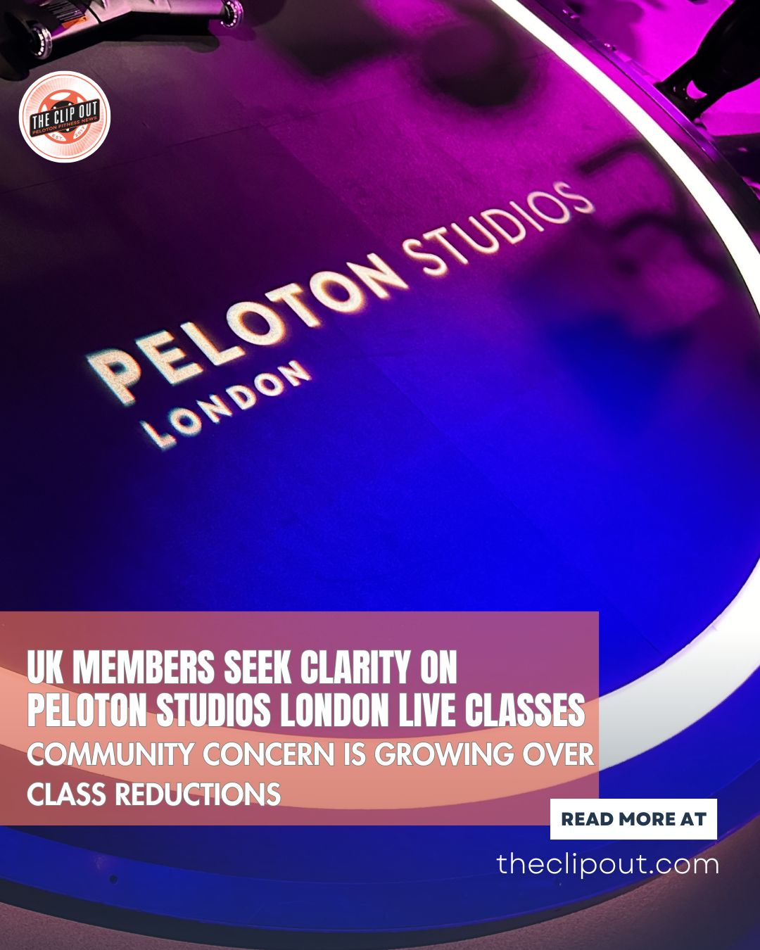 Peloton studios london live classes. UK Members Seek Clarity on Peloton Studios London Live Classes COMMUNITY CONCERN IS GROWING OVER CLASS REDUCTIONS. read more at theclipout.com