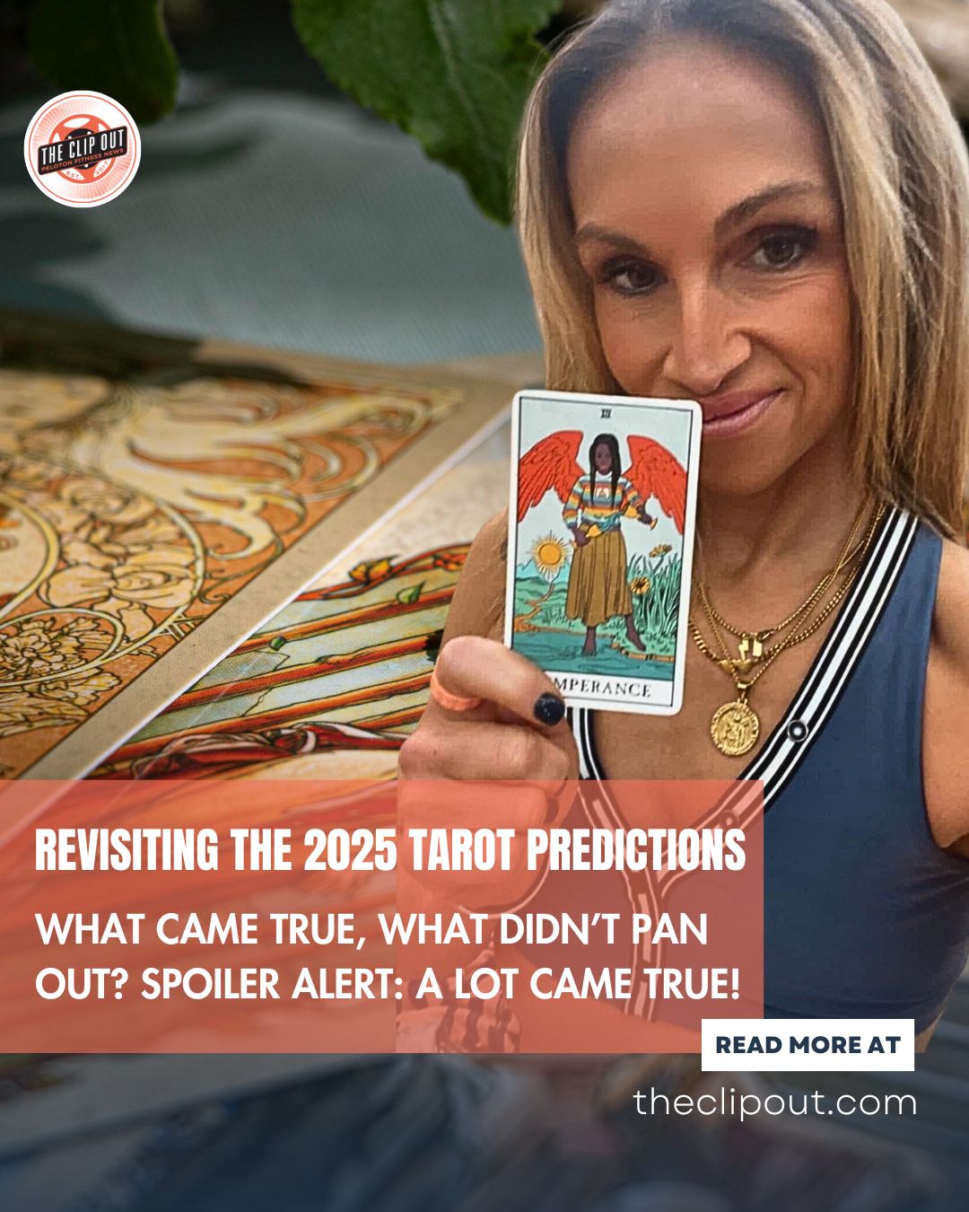 Peloton predictions. revisiting the 2025 tarot predictions WHAT CAME TRUE, WHAT DIDN’T PAN OUT? SPOILER ALERT: A LOT CAME TRUE! read more at theclipout.com