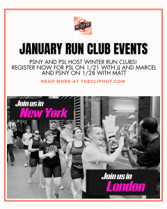 January 2026 Run Club Events at PSNY and PSL