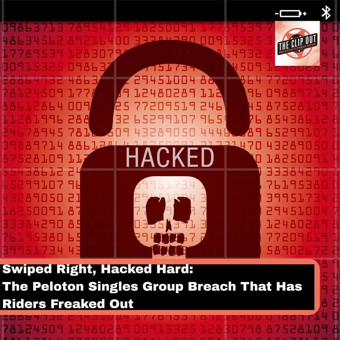 Image of hacked computer Peloton Singles Group