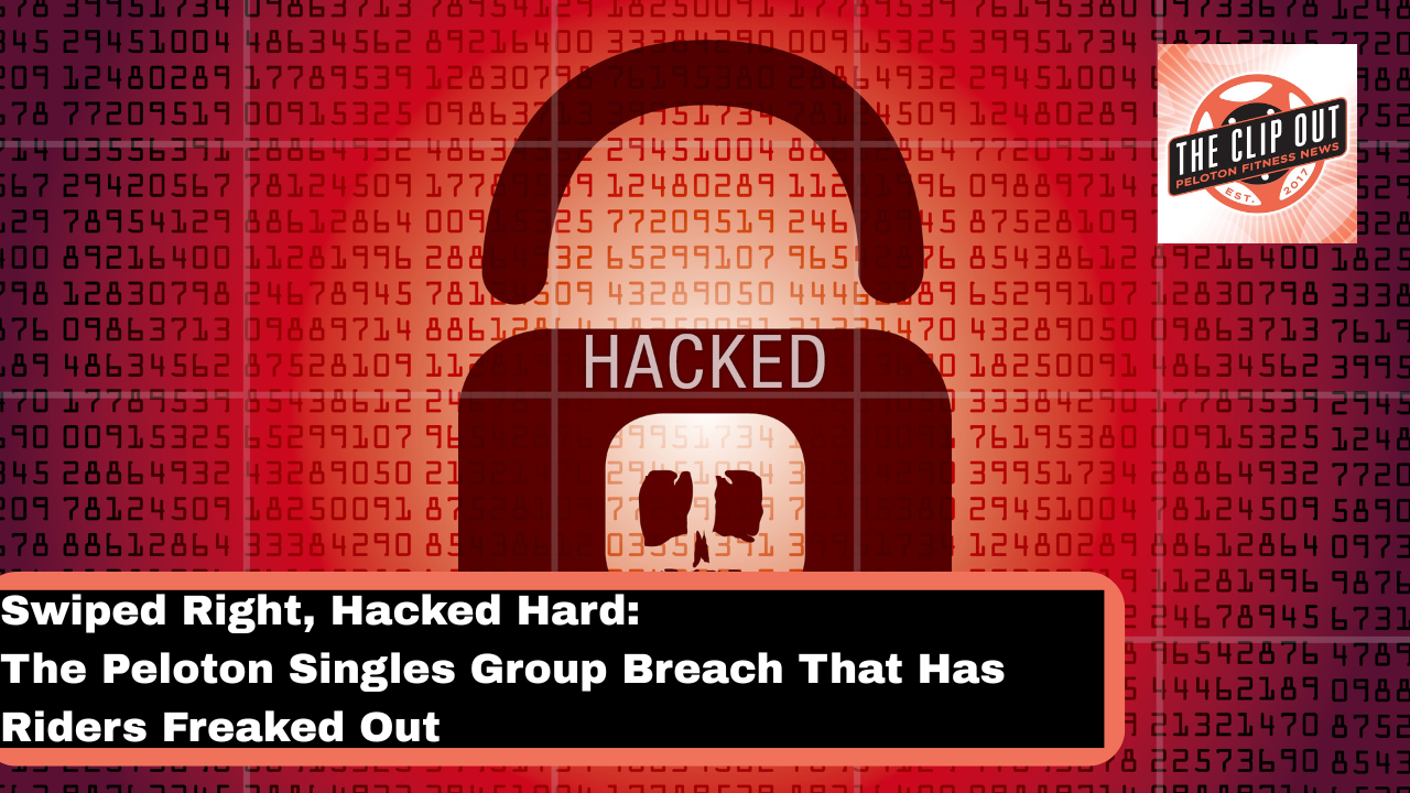 Image of hacked computer Peloton Singles Group