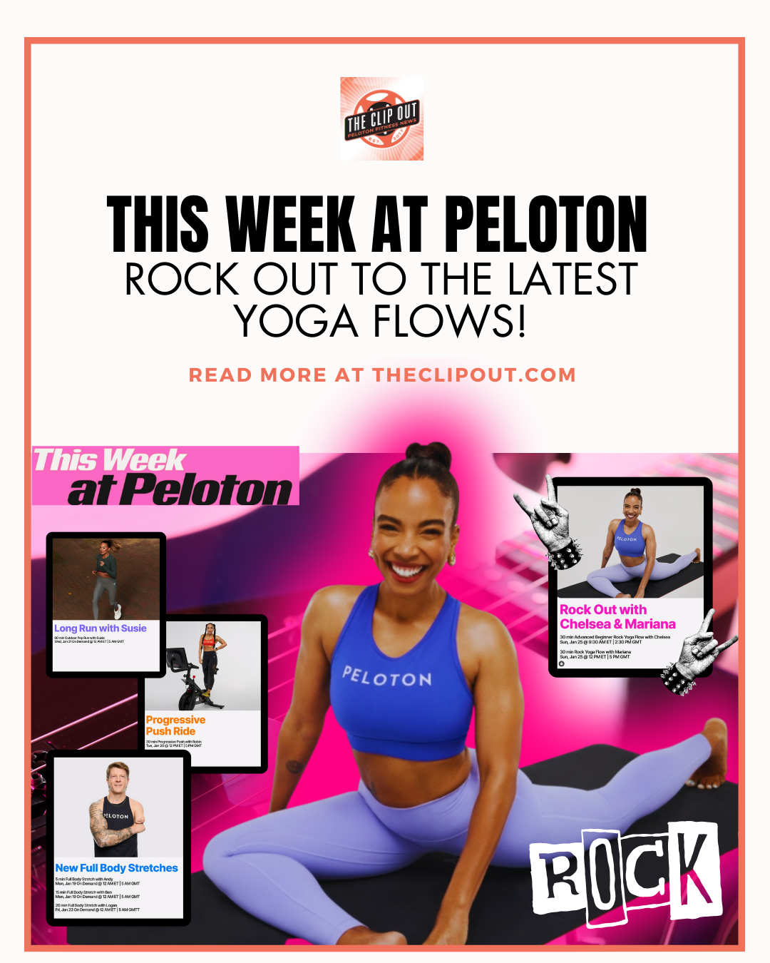 This Week at Peloton Rock Out to Yoga
