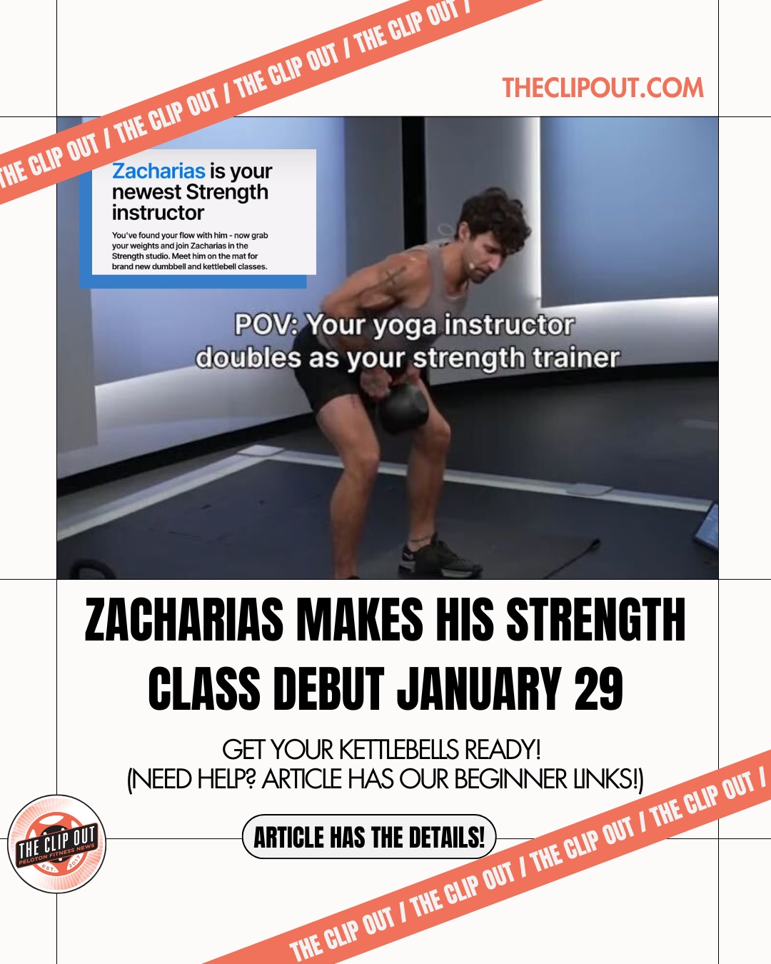 Zacharias Teaches Strength Debut Kettlebells