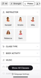 instructors for pilates challenge 2