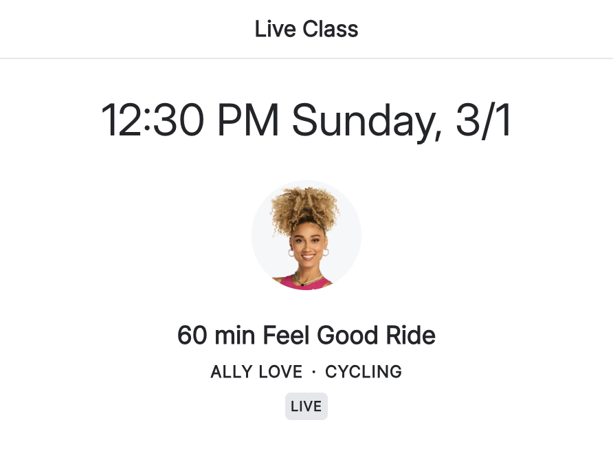 Ally Feel Good 60 class