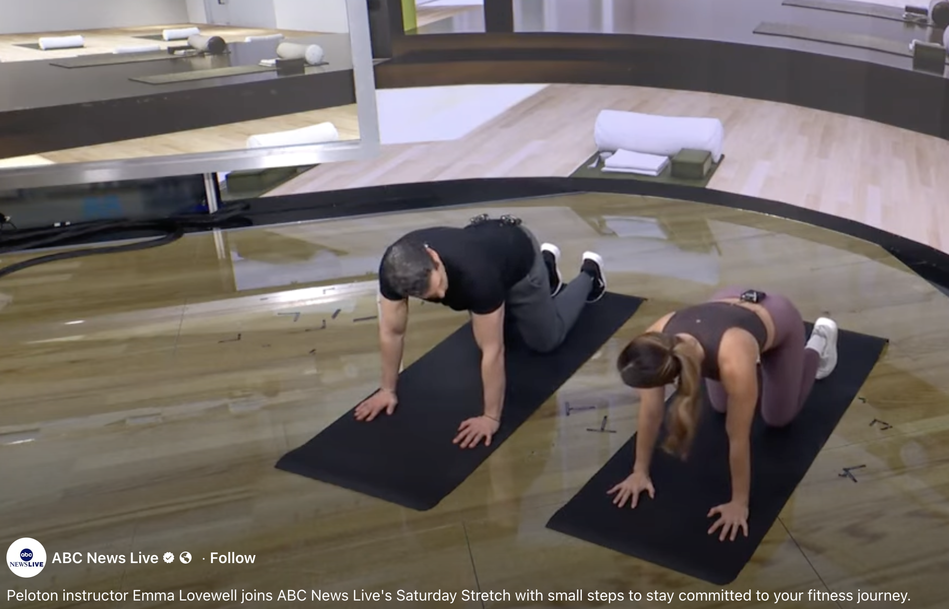 Emma Lovewell appeared on ABC 2