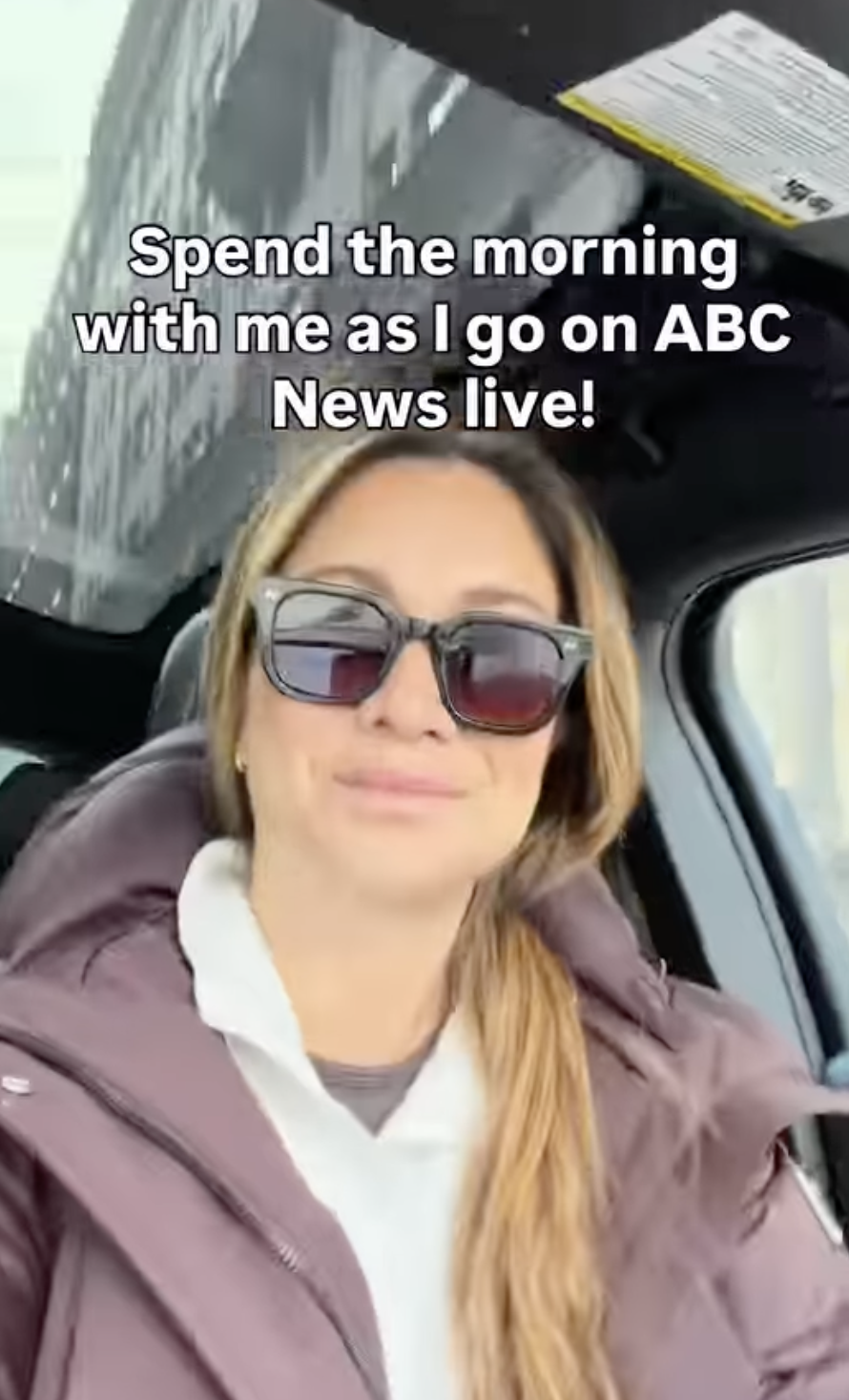 Emma Lovewell on ABC GRWM 1