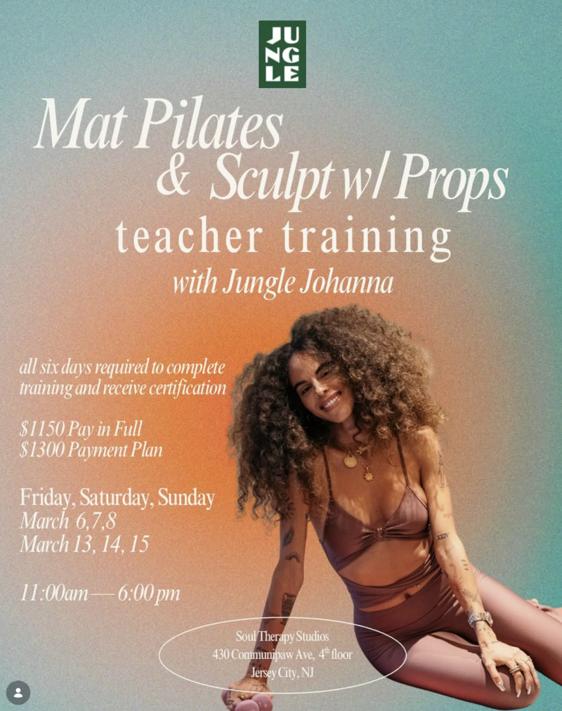 Johanna teacher training for Pilates Plug