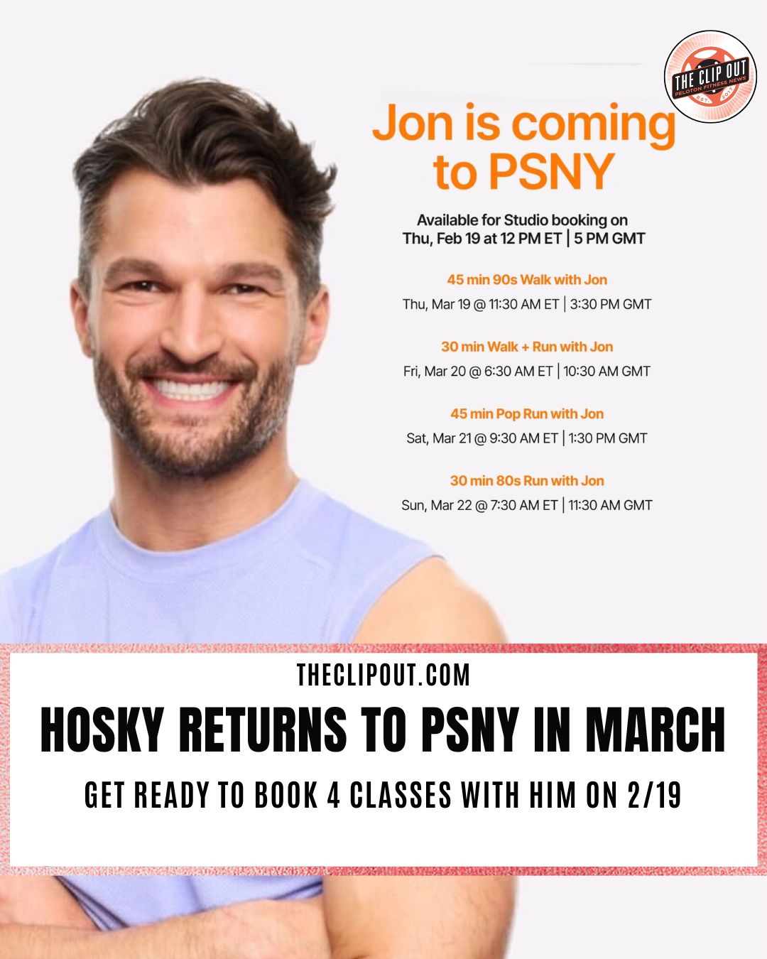 Jon Hosking at PSNY Booking