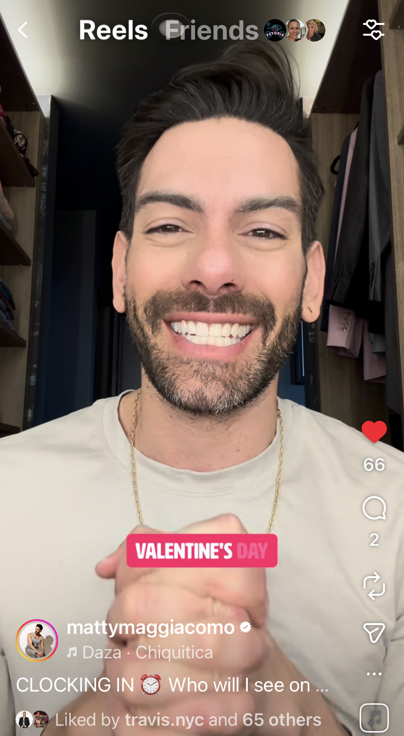 Matty on Valentine's Day Classes