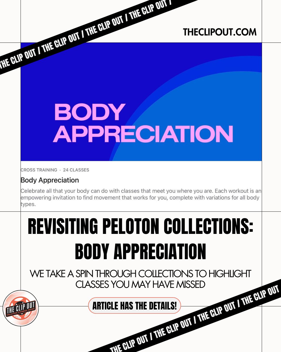Revisiting Peloton Collection Classes Body Appreciation