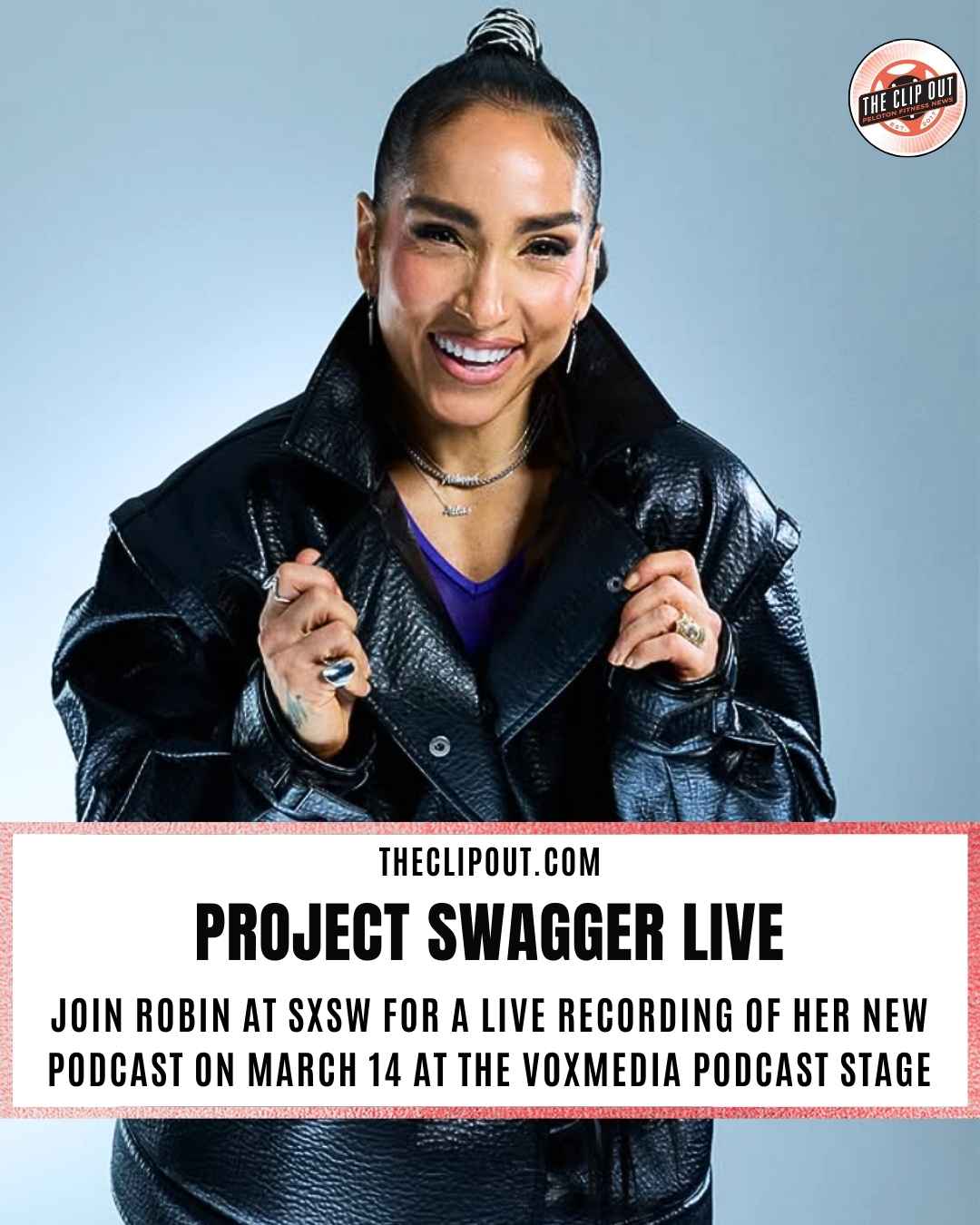 Project Swagger Live. join robin at sxsw for a live recording of her new podcast on march 14 at the voxmedia podcast stage Robin Arzón Project Swagger