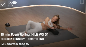 HiLit Foam Rolling