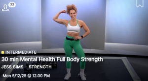 NAMI Peloton Jess Sims class