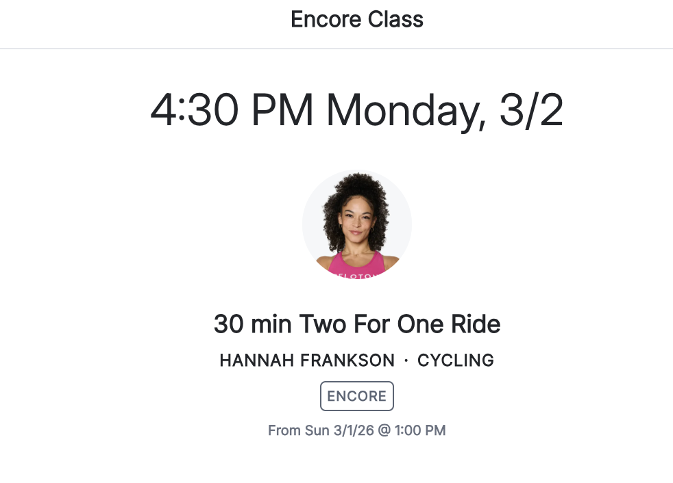 classes - 2 for 1 WHM PSL