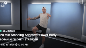 Adaptive Training Lower Body Logan Aldridge