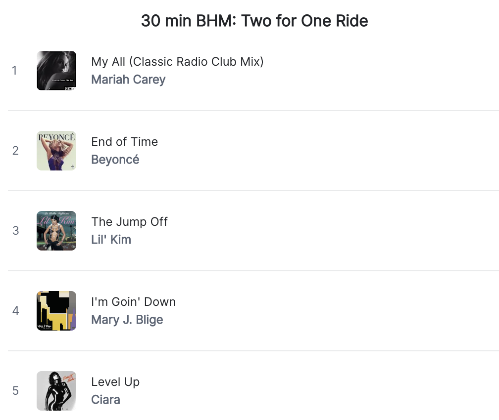 Tunde and Kirsten 2-for-1 playlist 2