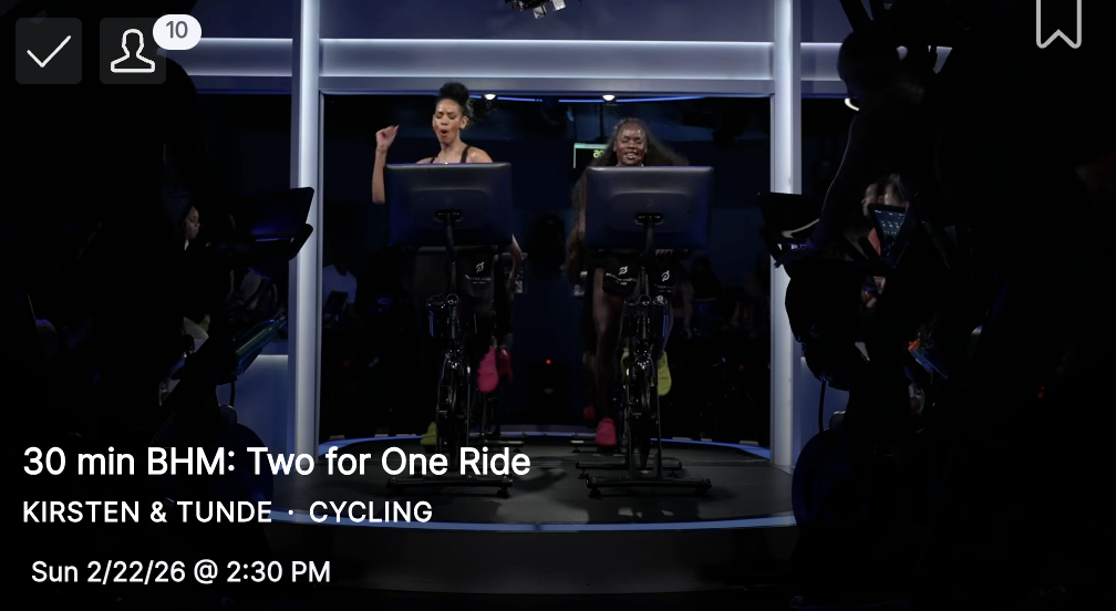 Tunde and Kirsten's BHM 2-for-1 Ride shared shoes