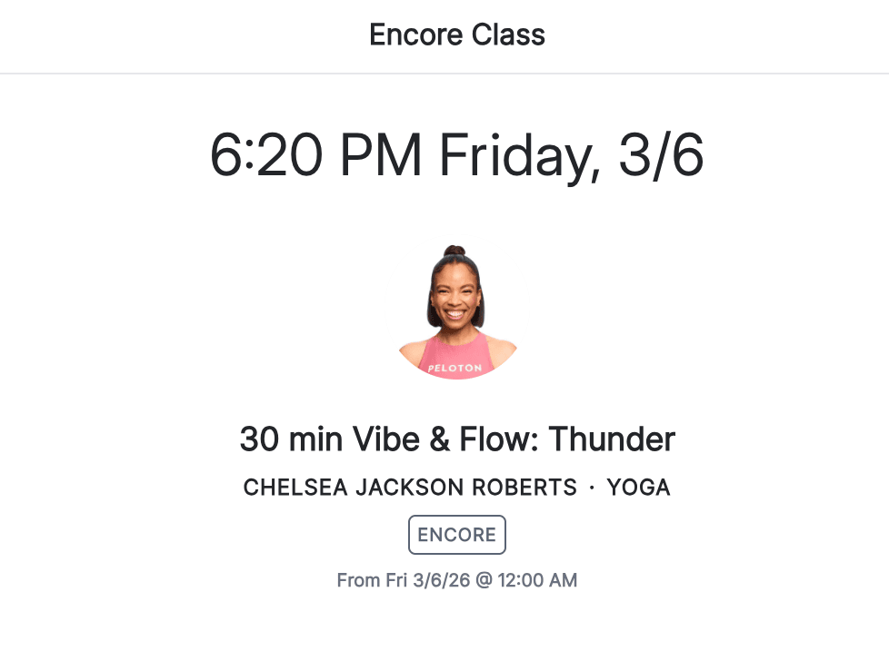 classes - Chelsea Adrian Thunder vibe and flow