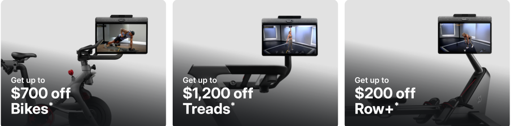 peloton equipment sale