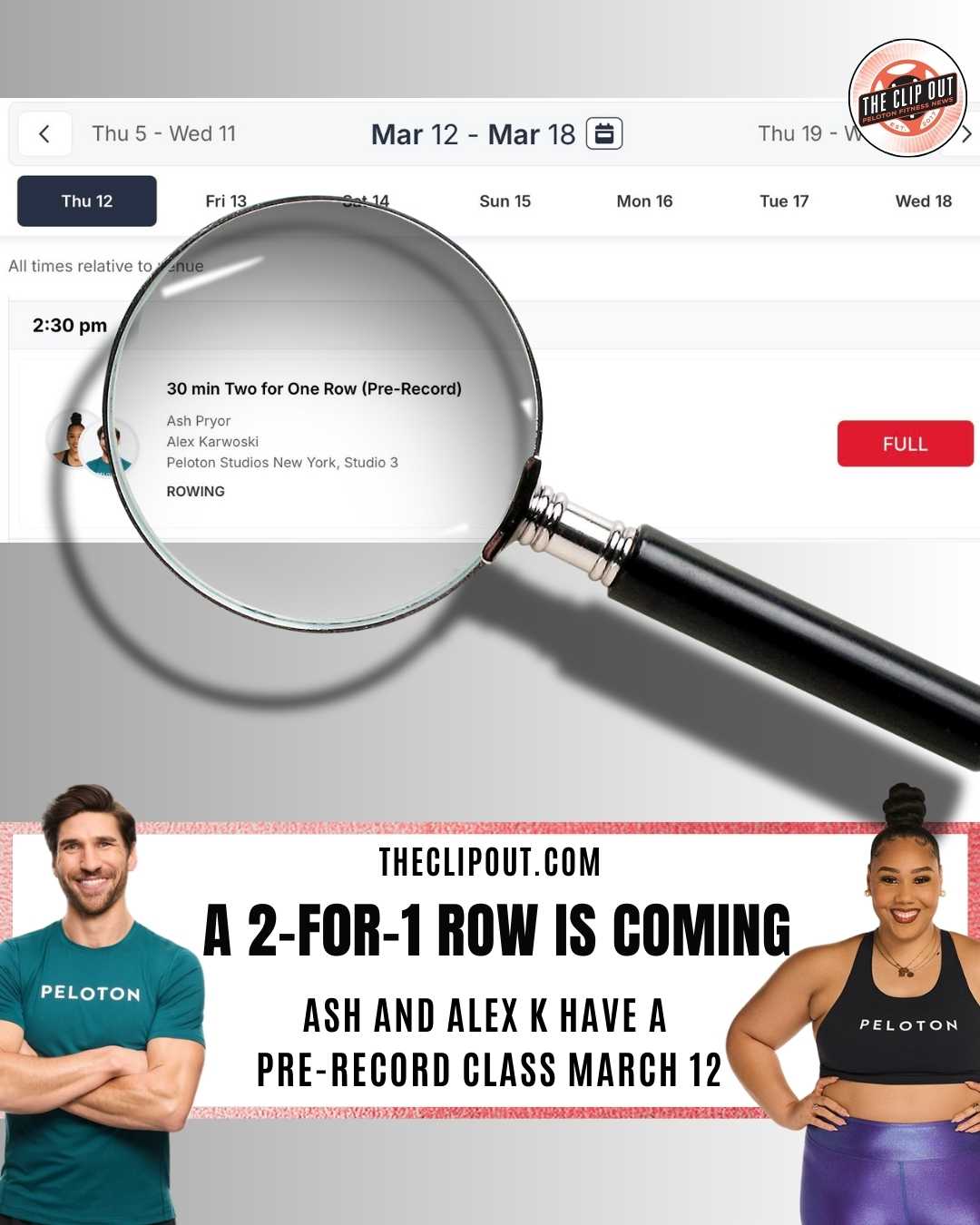 2-for-1 Row with Ash Pryor and Alex Karwoski