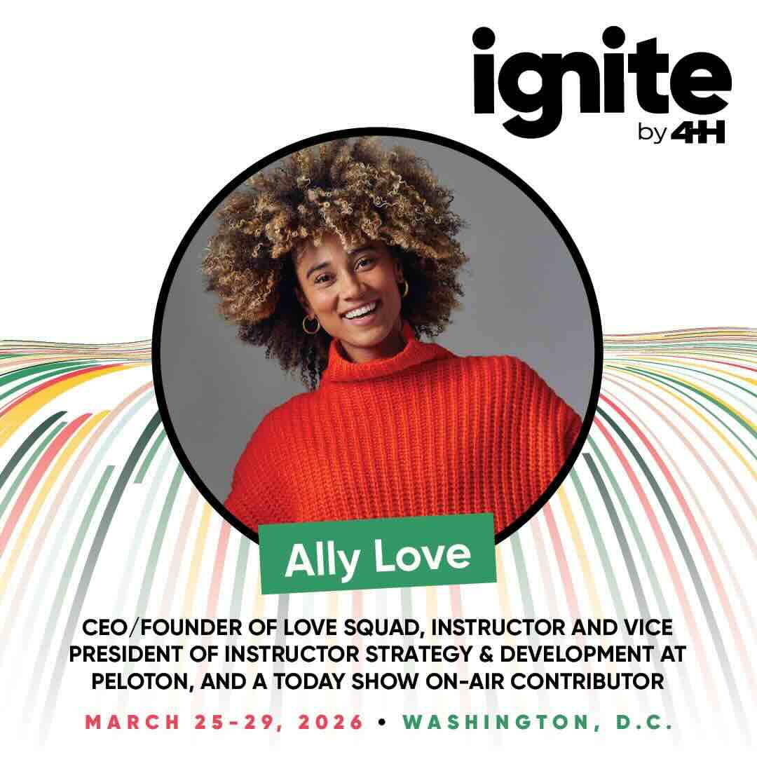 Ally Love speaker at Ignite by 4H