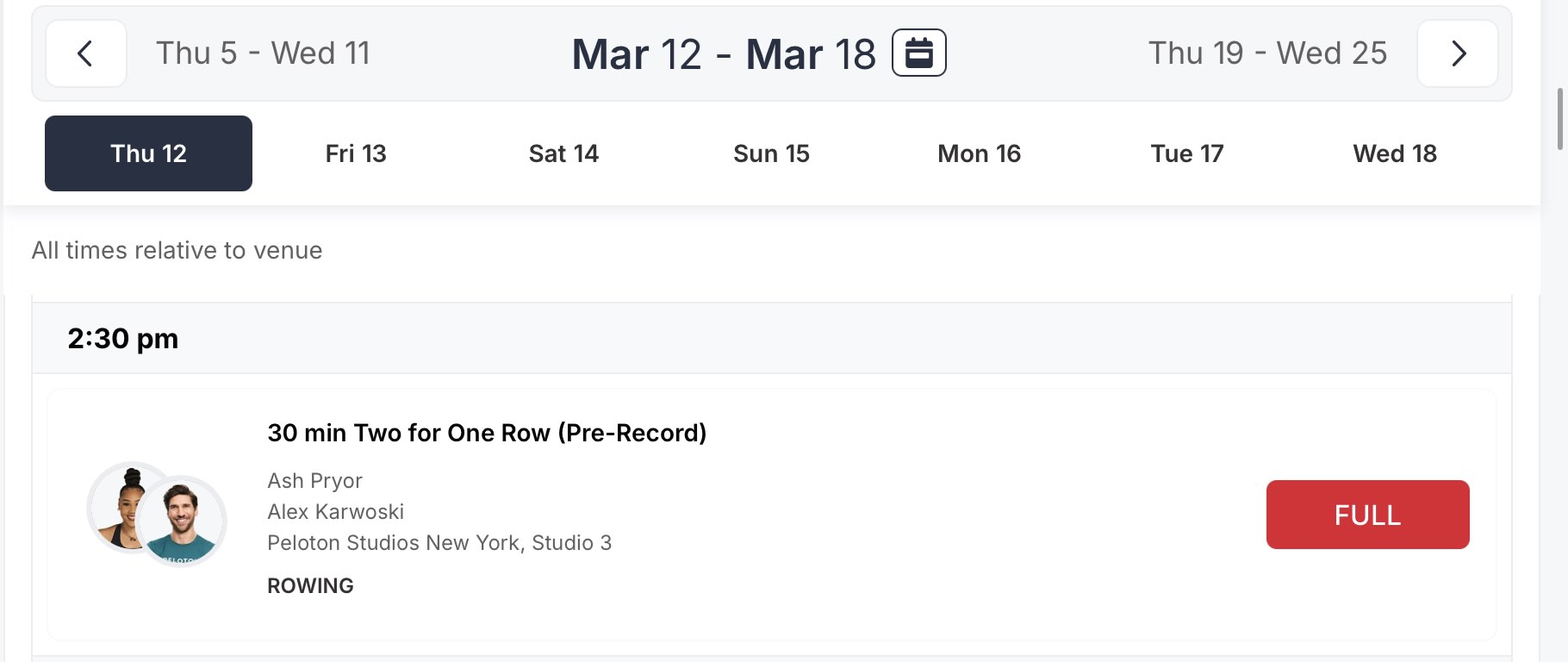 Ash Pryor and Alex Karwoski 2-for-1 Row Pre-record