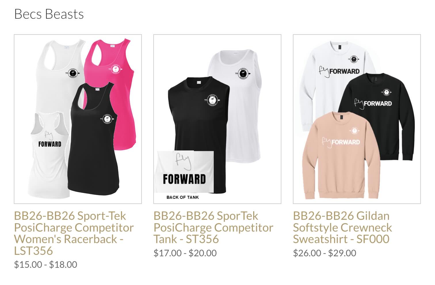 Becs Gentry apparel by Becs Beasts online ordering