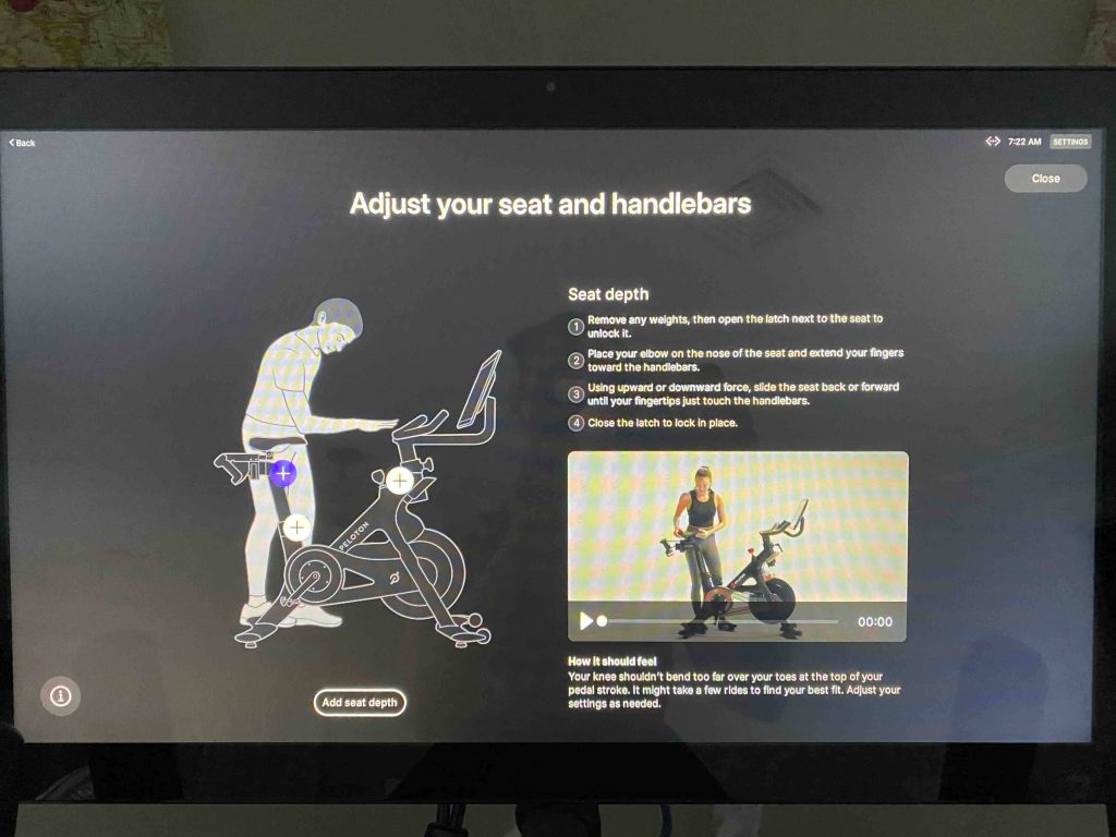 Bike fit example
