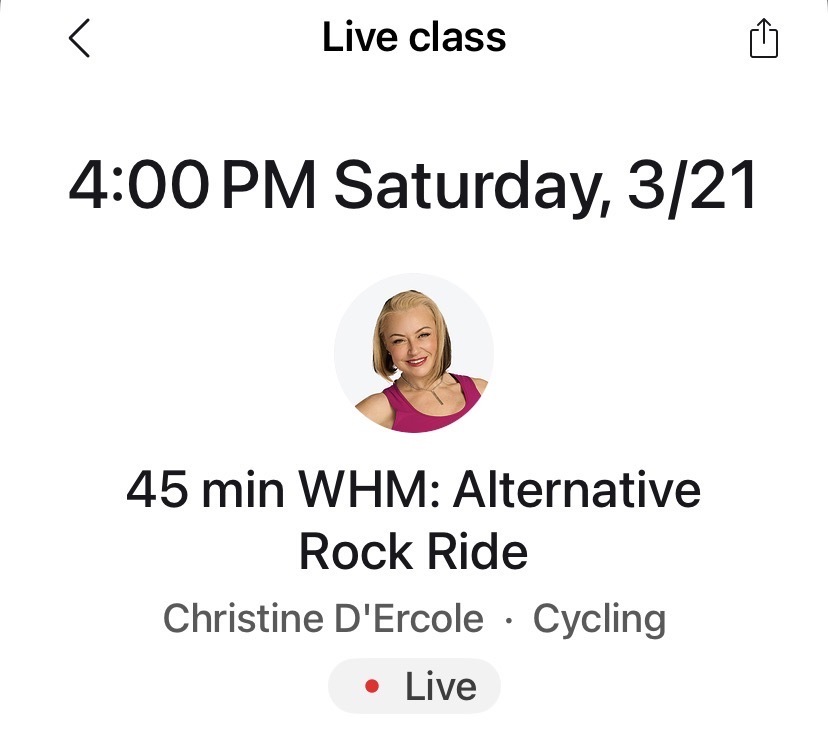 CDE WHM Alternative ride class