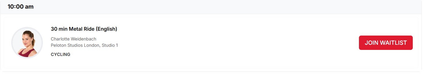 Charlotte Weidenbach English Metal Ride April 11 studio booking site