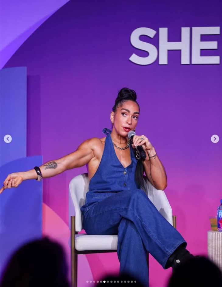 During one of her SXSW appearances, Robin Arzon discussed Eva Longoria's parenting advice and why she took it immediately