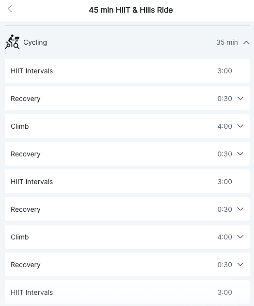 Hannah F HIIT & Hills Class Plan 1