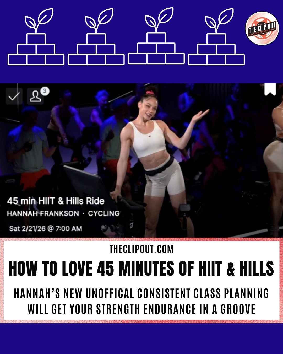 Hannah Frankson's HIIIT and Hills Class Plan 2026