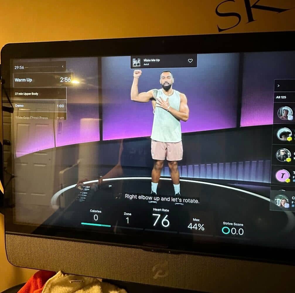 peloton tread+ music