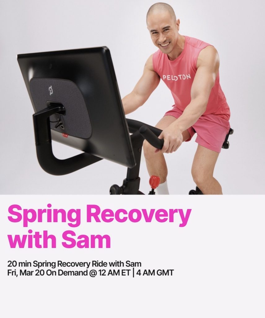 Peloton Spring Recovery Ride