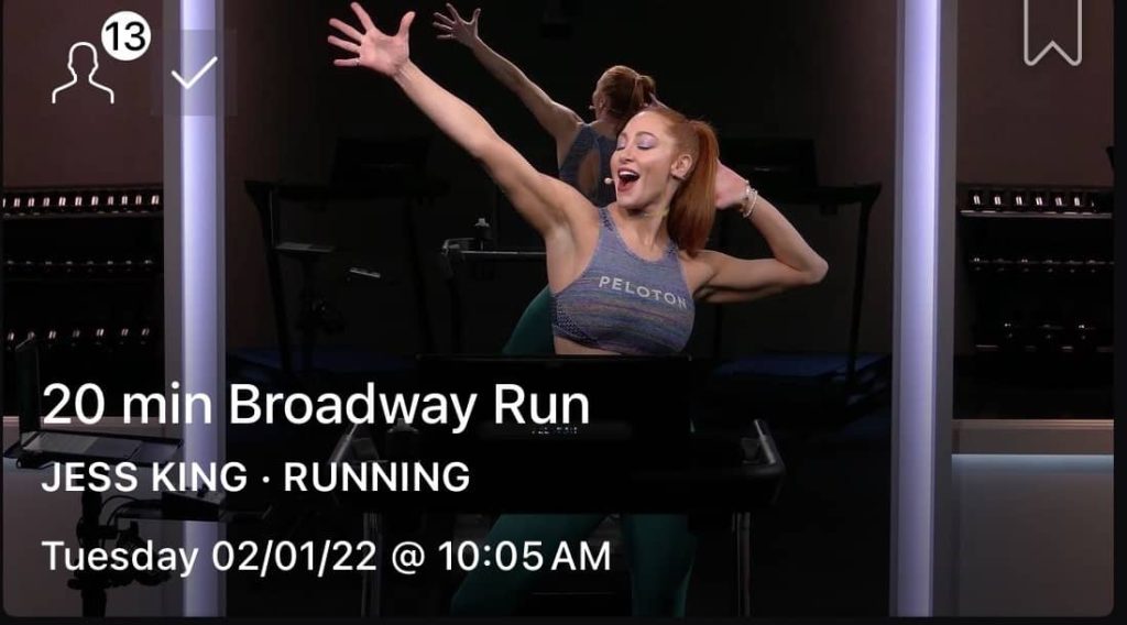 peloton broadway classes