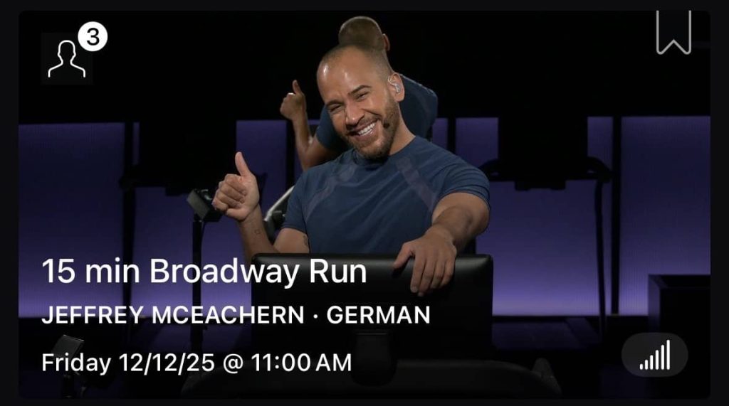 peloton broadway classes