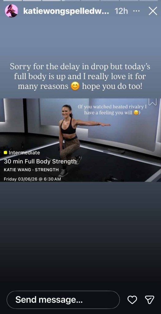 Katie IG Heated Rivalry fan