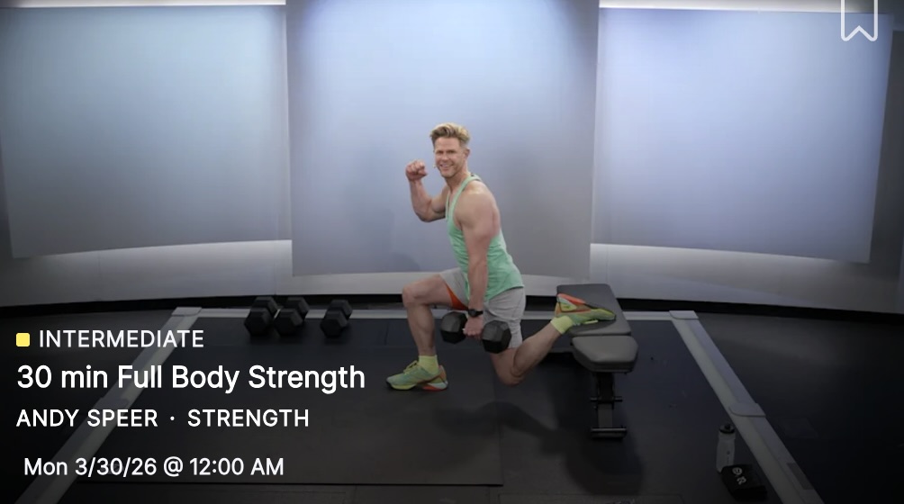 classes to take - New Bench class with Andy