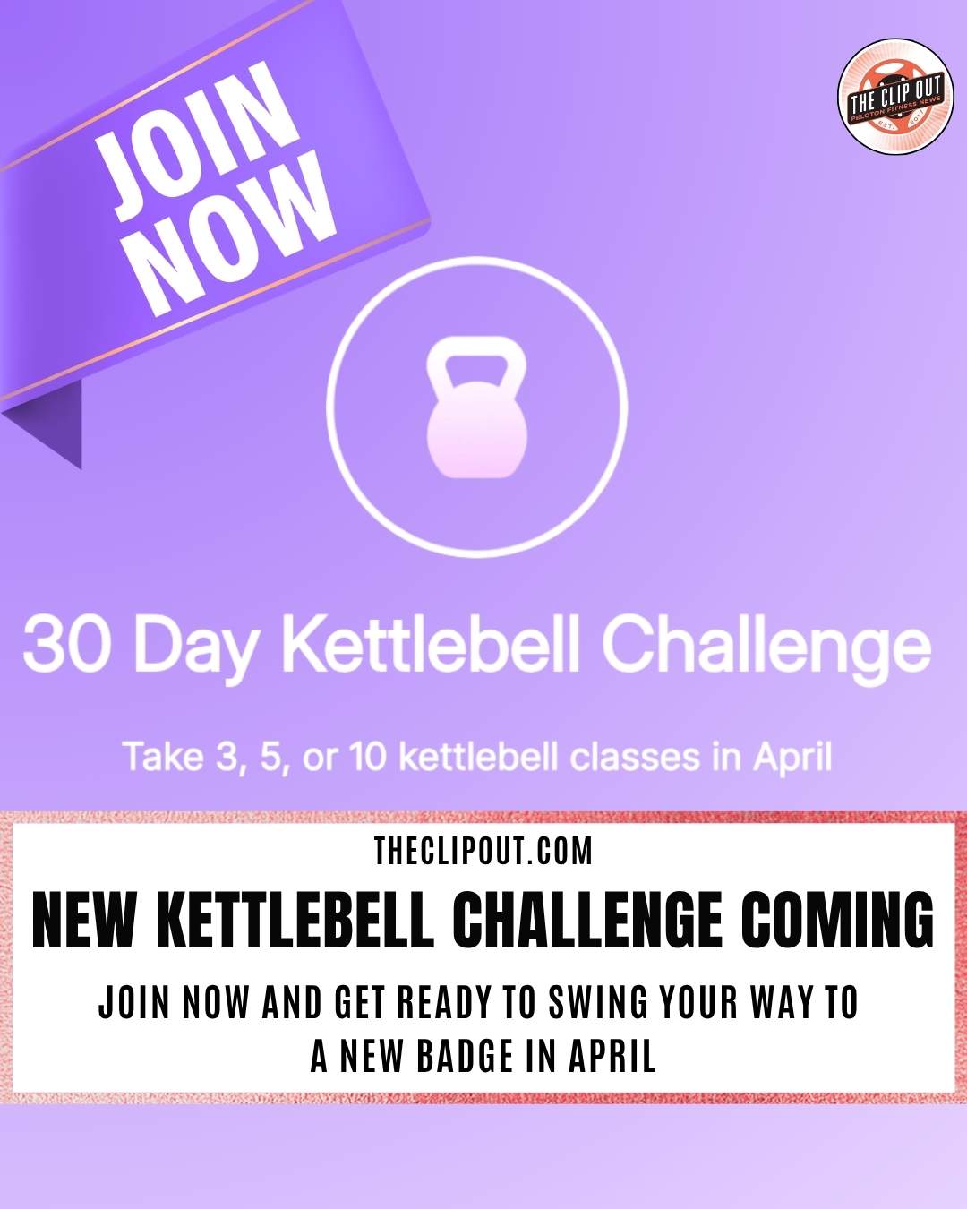 Peloton Kettlebell Challenge April 2026