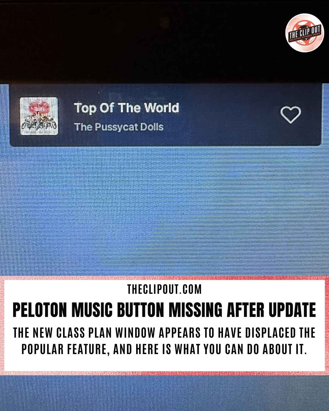 Peloton Music Button Missing After Update The new class plan window appears to have displaced the popular feature, and here is what you can do about it.
