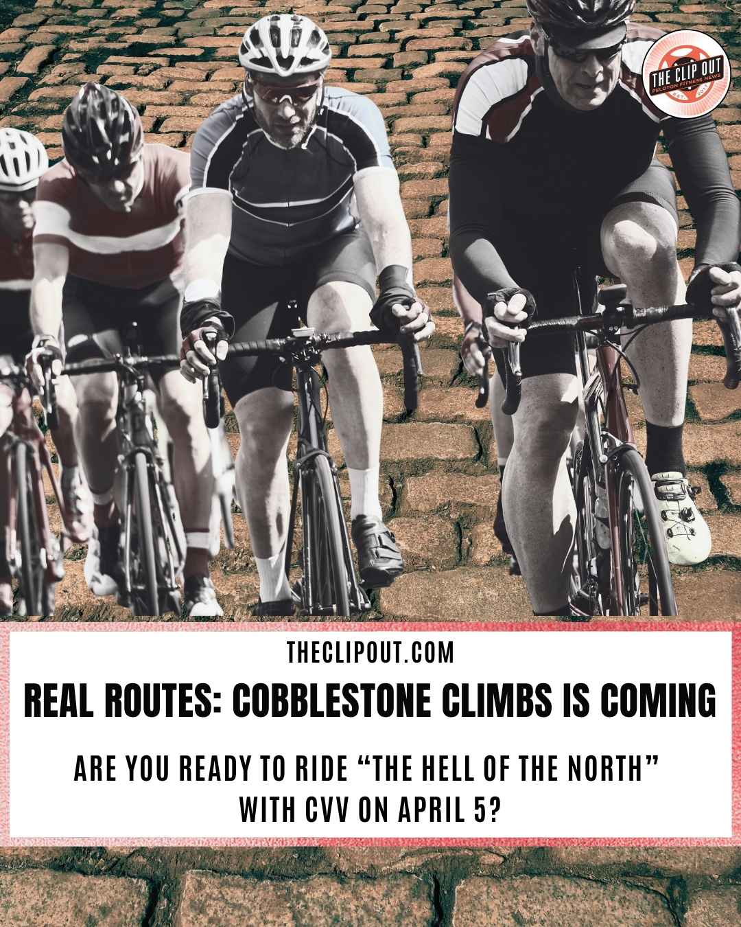 Peloton Real Routes Cobblestone Climbs Ride with CVV