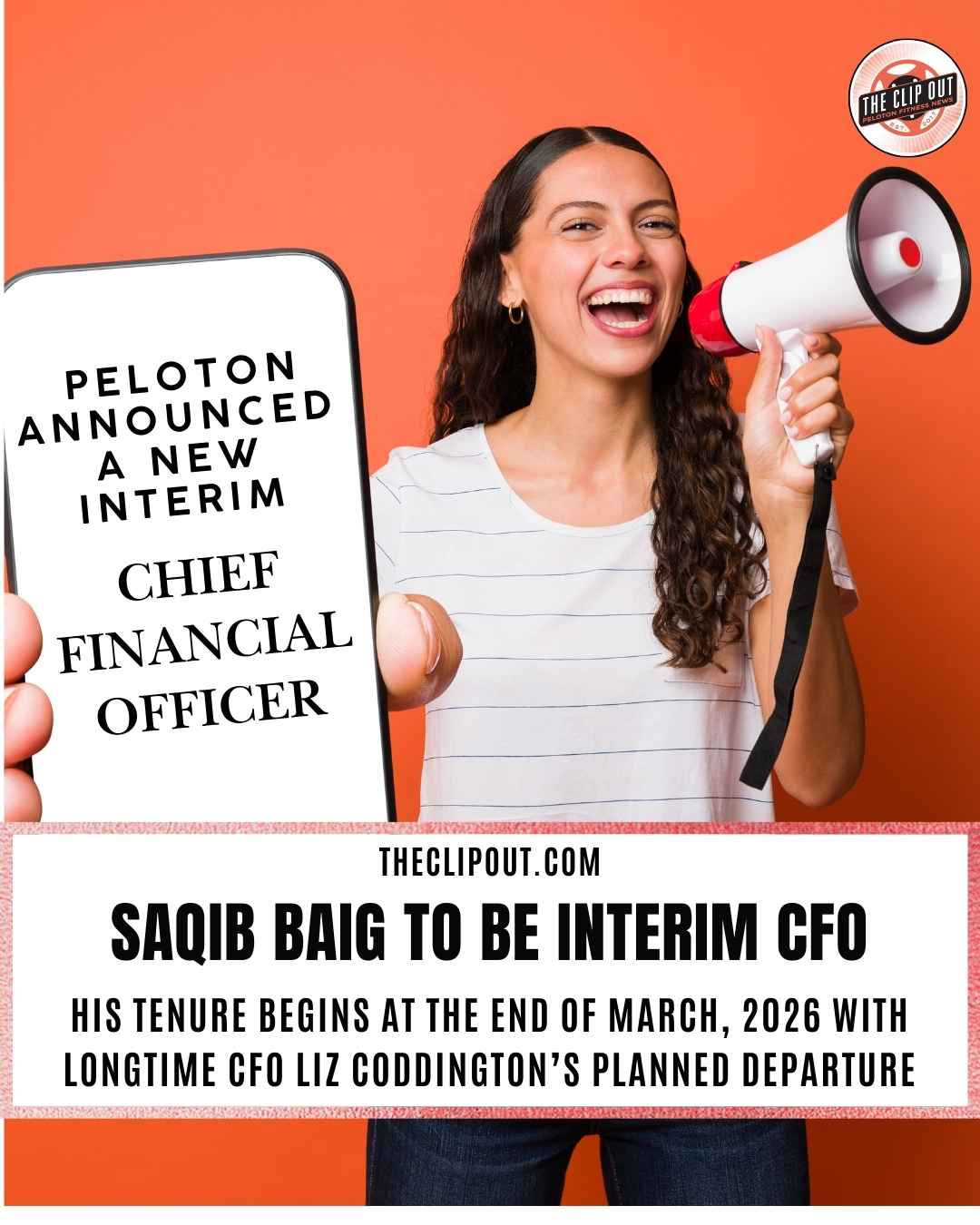 Peloton interim CFO announcement