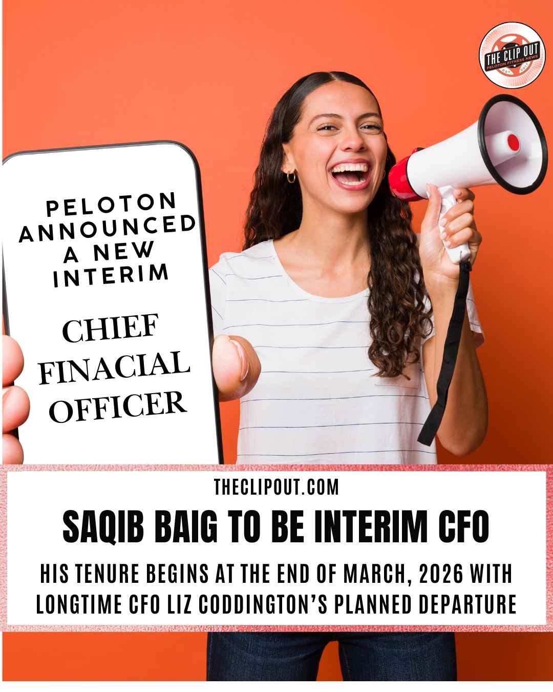Peloton interim CFO announcement