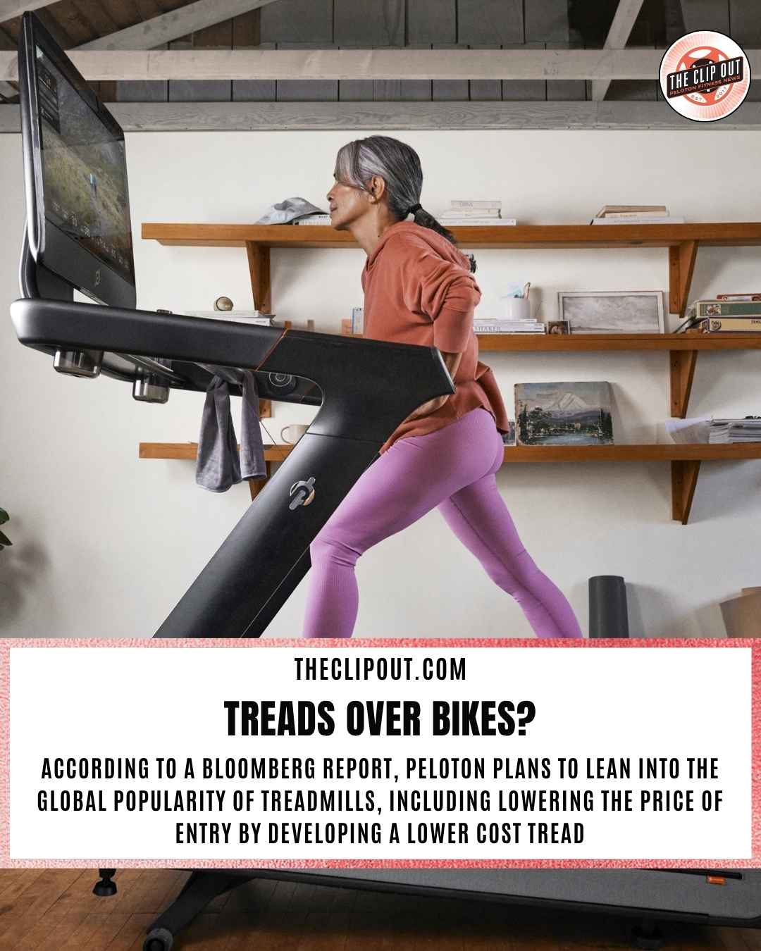 Peloton lower cost treadmill treads over bikes? according to a bloomberg report, peloton plans to lean into the global popularity of treadmills, including lowering the price of entry by developing a lower cost tread