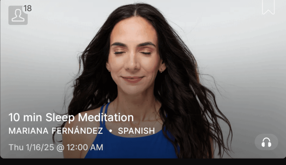 Peloton yoga for menopause mariana fernandez meditation